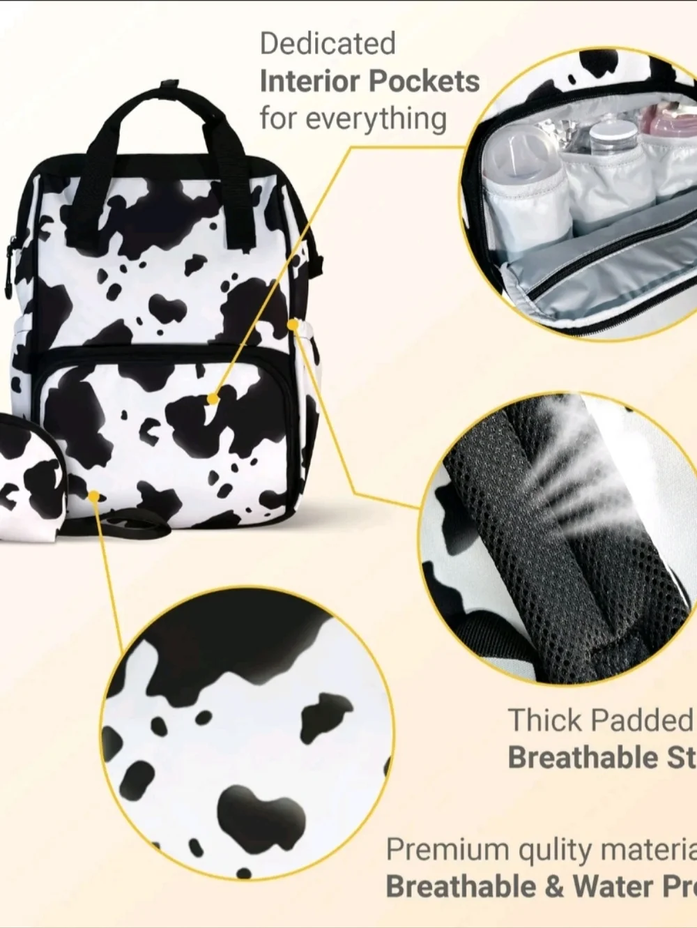 2 IN 1 DIAPER BACKPACK / BABY BAG